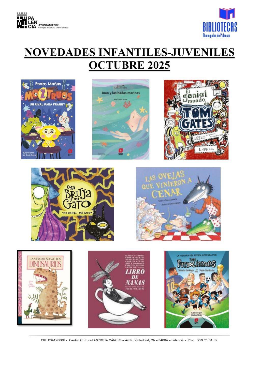 NOVEDADES INFANTILES OCTUBRE 2
