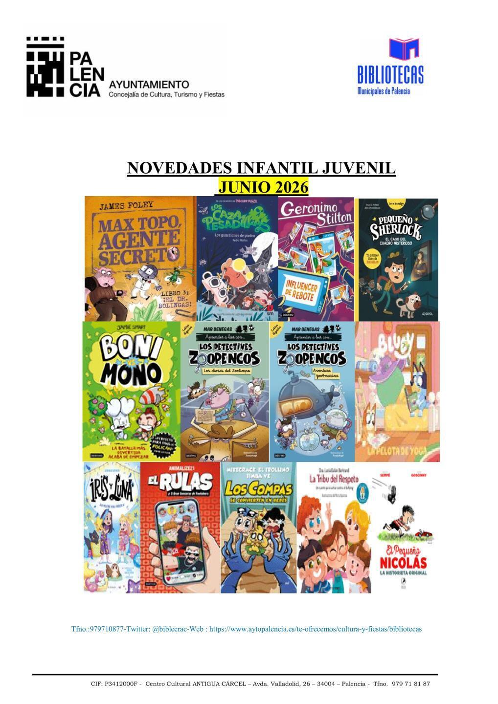 Novedades infantil junio