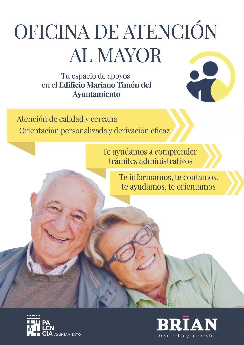 Cartel Oficina de atención al mayor