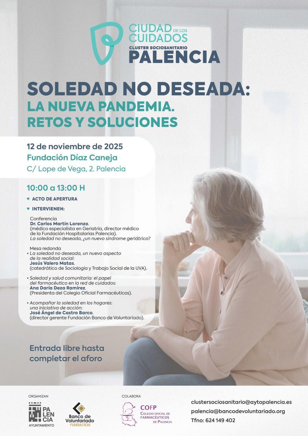 Jornada Soledad no deseada: la nueva pandemia