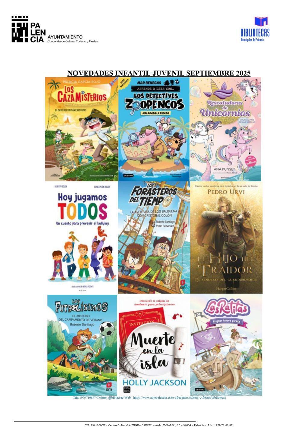 Novedades infantil sptiembre
