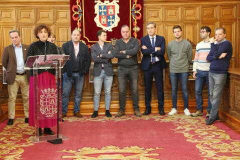 Un momento de la presentación en el Salón de Plenos.