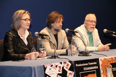 Un momento de la presentación del programa en el Teatro Principal.