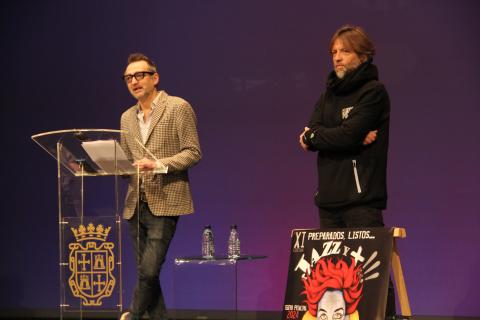 Un momento de la presentación del ciclo en el Teatro Principal.