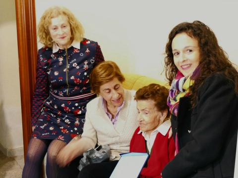 Rosa García, una mujer de 103 años “perseverante” y con una vida “marcada por el esfuerzo”.