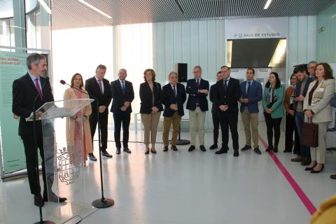 Un momento de la inauguración en el Centro Cultural Lecrác.