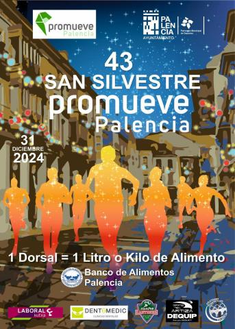 Cartel 43 San Silvestre Promueve Palencia.