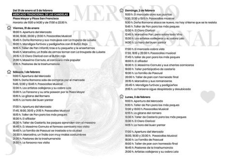 Programa 2 Las Candelas