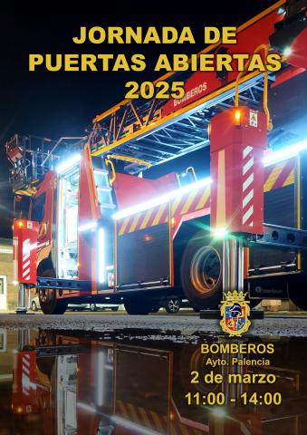Cartel de la jornada de puertas abiertas.