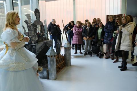 Un momento de la inauguración en el Lecrác.