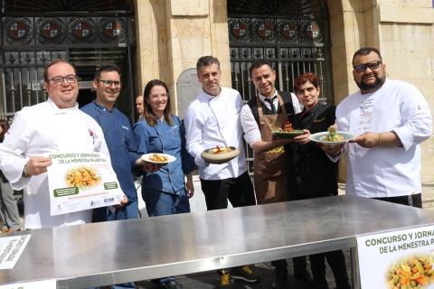 Imagen de los cocineros finalistas.