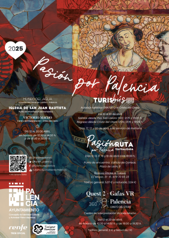 Cartel con actividades y horarios.