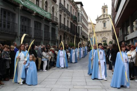 La Procesión realizó un recorrido más corto de lo previsto.