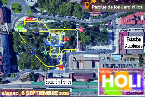 Recorrido Carrera Holi San Antolín