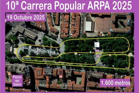 Recorrido de la carrera popular de ARPA.