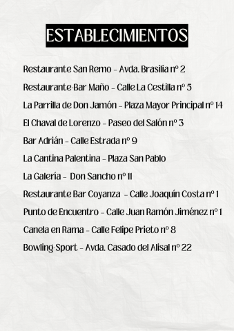 Lista establecimientos participantes1.