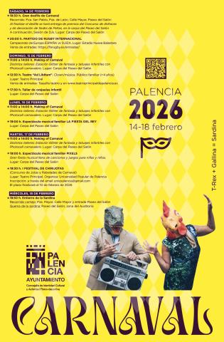 Cuatro carrozas, dos charangas, tres espectáculos de animación y dos batucadas participarán el próximo sábado 14 de febrero, a partir de las 18:30 h, en un desfile donde se repartirán 4.900 euros en premios