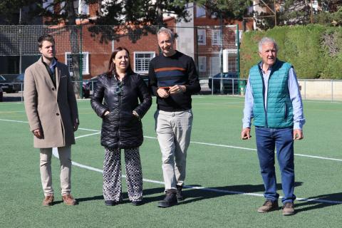 La actuación, llevada a cabo dentro del Plan de Mejora de Instalaciones Deportivas Municipales, da respuesta a una demanda histórica del Club Deportivo San Telmo.