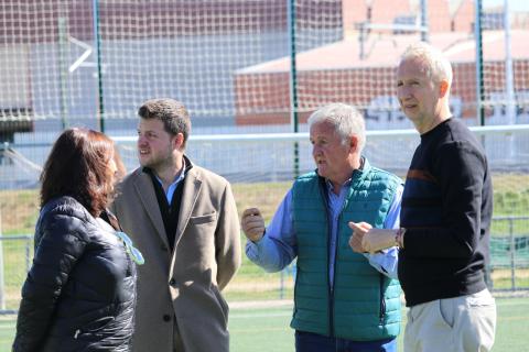 La actuación, llevada a cabo dentro del Plan de Mejora de Instalaciones Deportivas Municipales, da respuesta a una demanda histórica del Club Deportivo San Telmo.