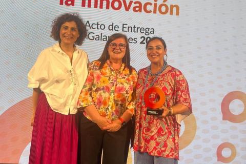 Andrés estuvo acompañada por concejala de Impulso Económico y Gestión de Fondos Europeos y de otras Administraciones Públicas, Judith Castro.