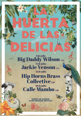 Los conciertos darán comienzo a las 21:00 horas en la Huerta de Guadián.