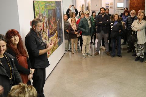 La alcaldesa, Miriam Andrés, asistió a la inauguración de la nueva temporada expositiva de la Diaz Caneja.