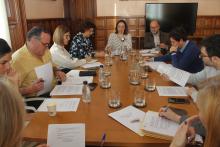 Un momento de la Junta de Gobierno Local celebrada en la Sala de Concejales. 