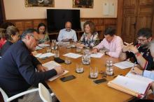 Un momento de la Junta de Gobierno Local celebrada en la mañana de hoy.
