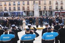 Imagen de la celebración en la Plaza Mayor de Palencia.