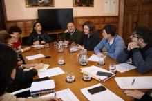 La sala de concejales acoge la celebración de la Junta de Gobierno Local.