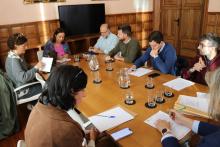 Un momento de la Junta de Gobierno Local celebrada en la Sala de Concejales. 