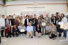 Juan Pablo Gallego, de la Dulce Parada 25 (Ávila), y David Barcenilla, de Saque Cocina Casual Food (Palencia), logran el segundo y tercer puesto en el I Campeonato Barista de Castilla y León “Palencia Ciudad del Café”