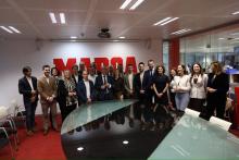 Castro participó en un desayuno de trabajo institucional organizado por el Diario Marca y ACES Europe.