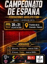La Ensenada reunirá los días 20 y 21 de junio a las mejores selecciones autonómicas de España en las modalidades de mano y herramienta