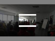 Imagen Los integrantes del programa formativo en nuevas tecnologías 'Foremple@' mantuvieron una jornada de puertas abiertas con los alumnos del Camino de la Miranda