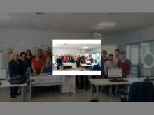 Imagen ​​Representantes de la asociación cultural France-Espagne ​y del Ayuntamiento de Bourges ​visita​ro​n e​l​ Centro ​EFIDES​ y ​conocieron los detalles del proyecto Foremple@​ ​