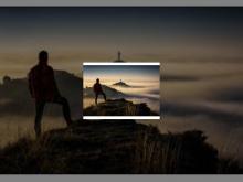 Imagen 'Caminando por las nubes' de Roberto Perrino se alzó con el primer premio del concurso fotográfico 'Rincones de Palencia' 2017