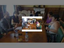 Imagen El Alcalde recibió a la junta directiva de la asociación Mundo Azul Palencia