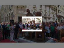 Imagen La inauguración de la escultura realizada por Luis Alonso pone el broche de oro al programa de actividades organizado por el Ayuntamiento con motivo del quincuagésimo aniversario del fallecimiento de Victorio Macho