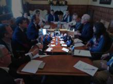 Imagen El Ayuntamiento, la Junta de Castilla y León y la subdelegación del Gobierno coordinan sus respectivas obligaciones en el desarrollo de los diferentes proyectos de ciudad pendientes