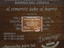 Imagen La segunda edición del Mercabarrio del Cristo tendrá lugar el próximo 11 de diciembre en el pabellón del colegio Juan Mena organizado por Ayuntamiento y Asociación de Vecinos