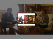 Imagen El Alcalde se comprometió de nuevo con los responsables de la Fundación Personas para acudir a la Marcha Aspanis y recaudar la mayor cuantía posible