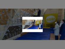 Imagen Las instalaciones de Eras de Santa Marina ofrecen desde hoy un nuevo espacio para los amantes de la escalada gracias a una inversión de 40.000 euros financiados por los Fondos Europeos de Desarrollo Regional de la EDUSI
