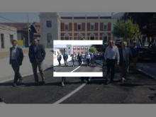 Imagen ​Hoy se ha abierto a peatones y tráfico ​rodado la nueva calle que une las estaciones de tren y autobús