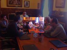 Imagen Ayuntamiento y AEHP acuerdan trabajar para mejorar la coordinación en la organización de la Feria de Día de San Antolín