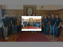 Imagen Alfonso Polanco recibió a los integrantes del Phisiorelax Palencia Rubgy Club ganadores de la Liga Interrregional 2014/2015