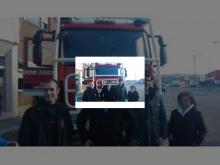 Imagen El Parque de Bomberos de Palencia cuenta desde hoy con el primer Magirus forestal que llega a España con seis plazas y sistema antivuelco completo