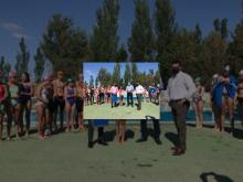 Imagen El Ayuntamiento de Palencia reconoce a Sandra Santos su actuación en el Campeonato de España alevín de natación