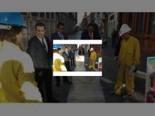 Imagen Los alumnos del programa dual 'Escuela de la Catedral' restauran los dos cantones del final de la Calle Mayor