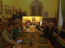 Imagen La Hermandad de Cofradías cuenta con el apoyo del Ayuntamiento para la creación del Centro de Interpretación de la Semana Santa en su sede